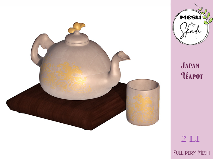 Second Life Marketplace MBS Japan Teapot FP